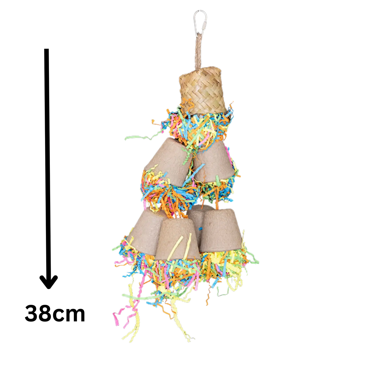 Fun Filled Cascading Cups Bird Toy