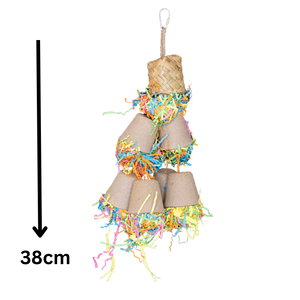 Fun Filled Cascading Cups Bird Toy