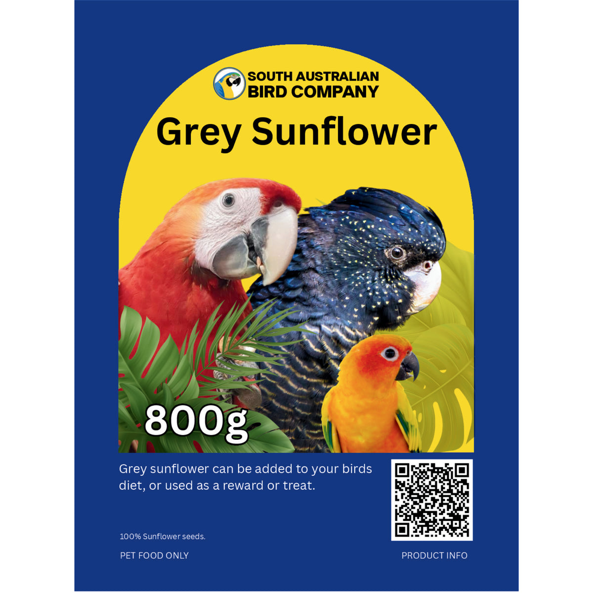 Grey Sunflower Seed