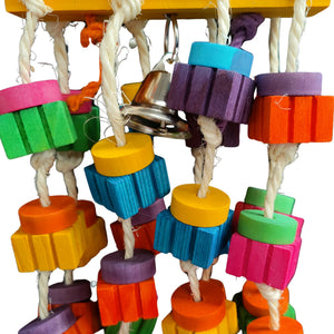 Groovy Dangle Blocks Bird Toy