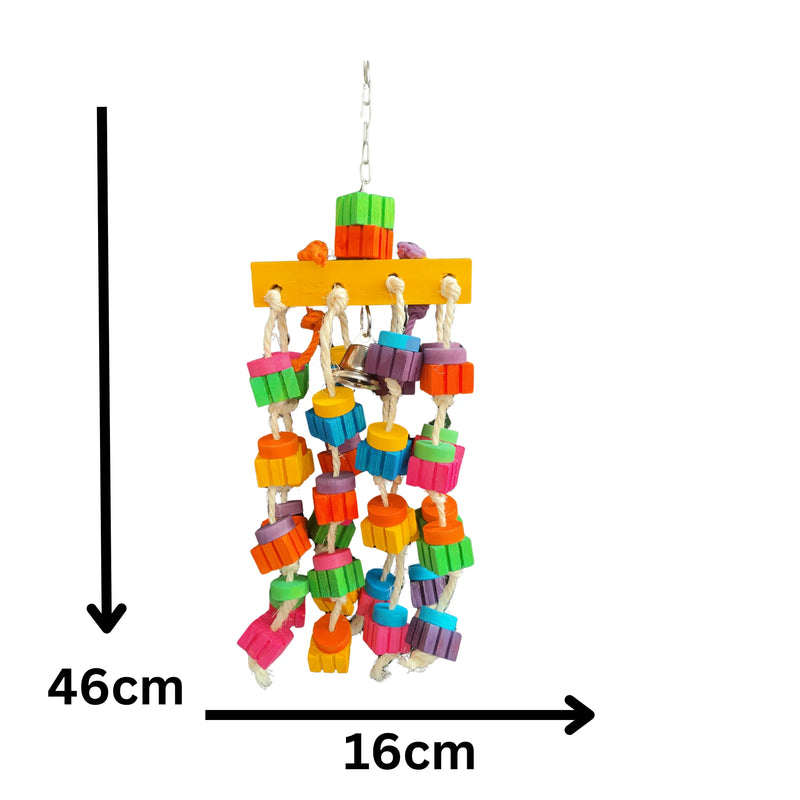 Groovy Dangle Blocks Bird Toy
