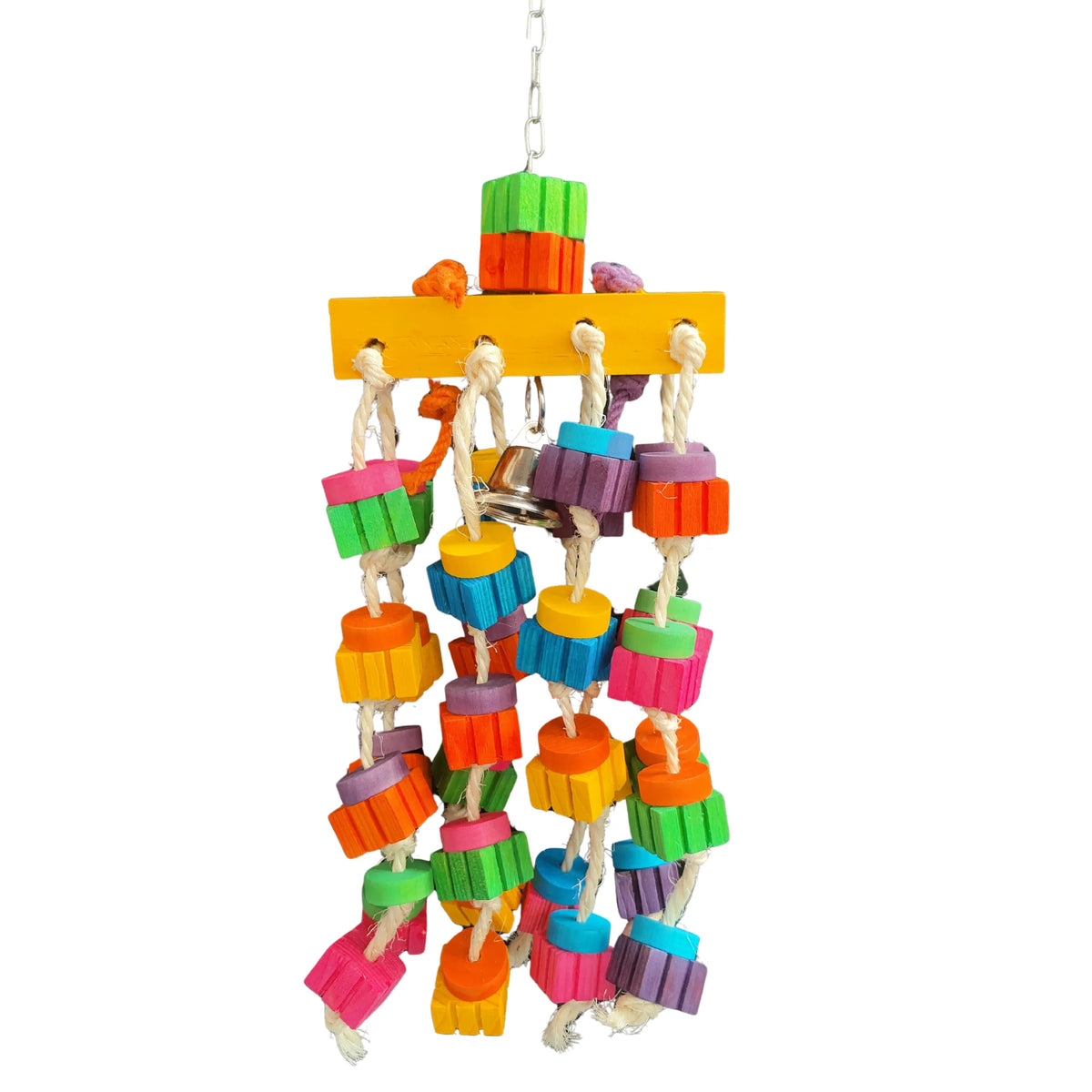 Groovy Dangle Blocks Bird Toy