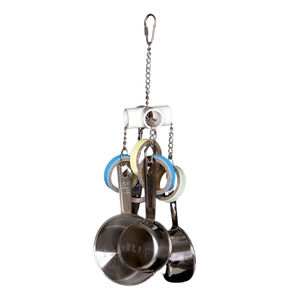 Hanging Measuring Cups Bird Toy
