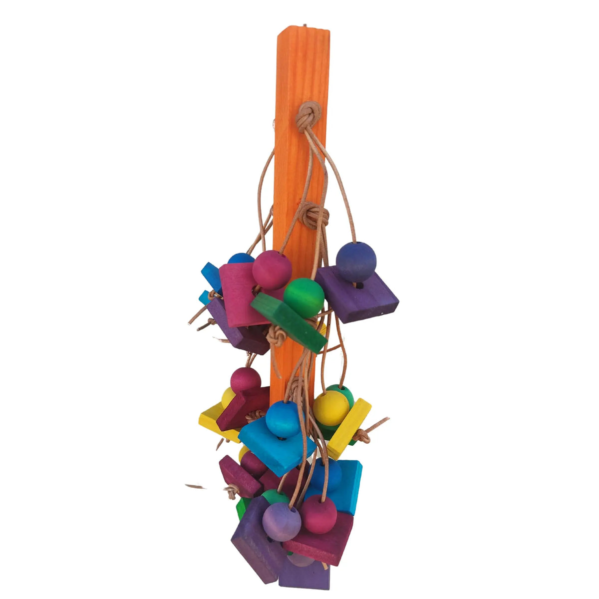 Hanging Colour Wood Bird Toy