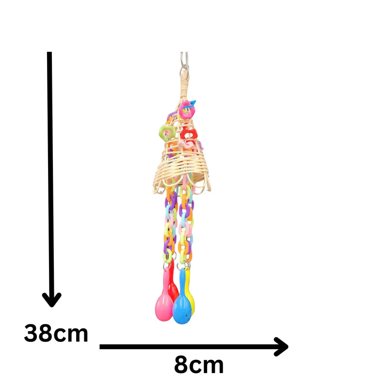 Hanging Maracas Bird Toy