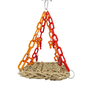 Hanging Mat with Keys Or Dummies Bird Toy