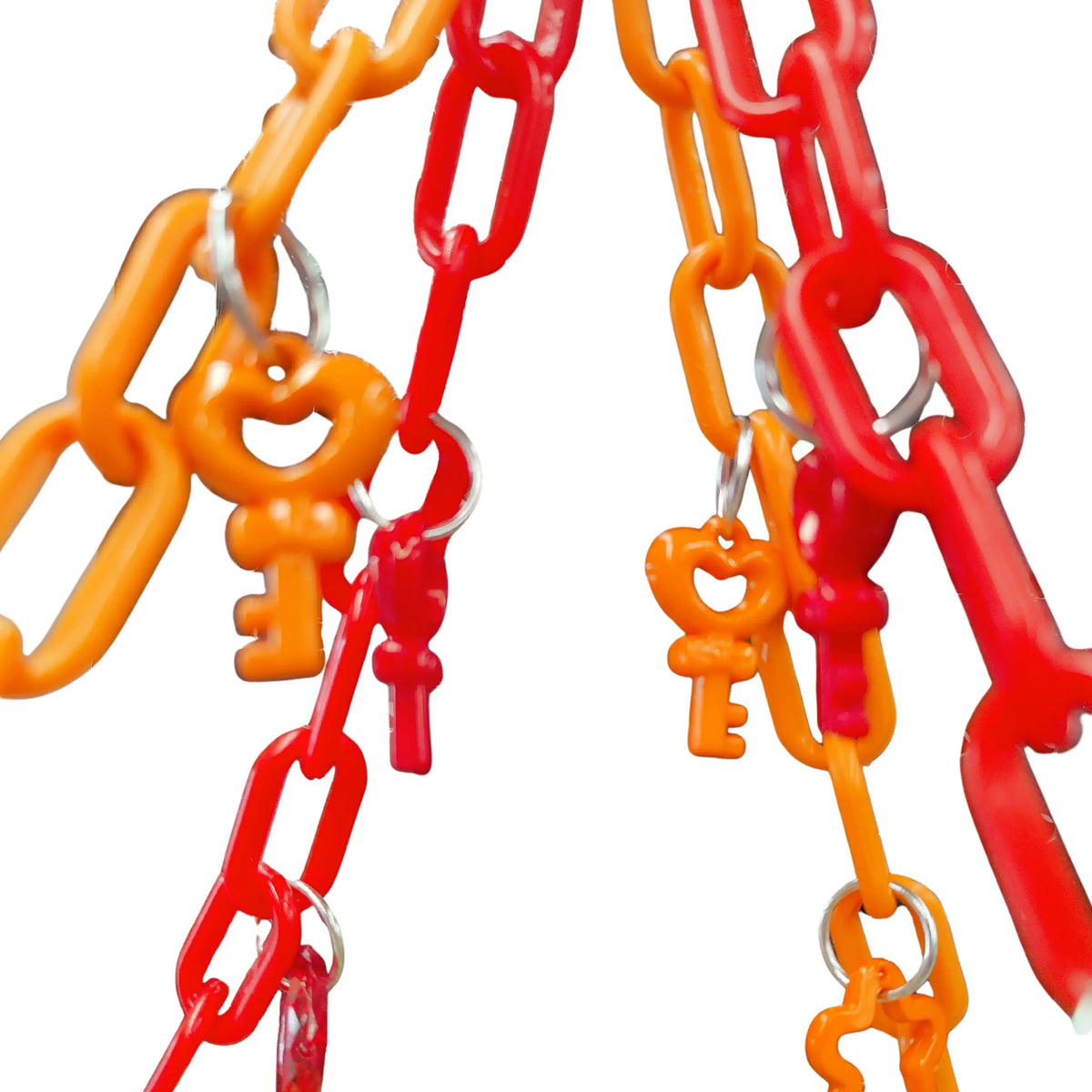 Hanging Mat with Keys Or Dummies Bird Toy