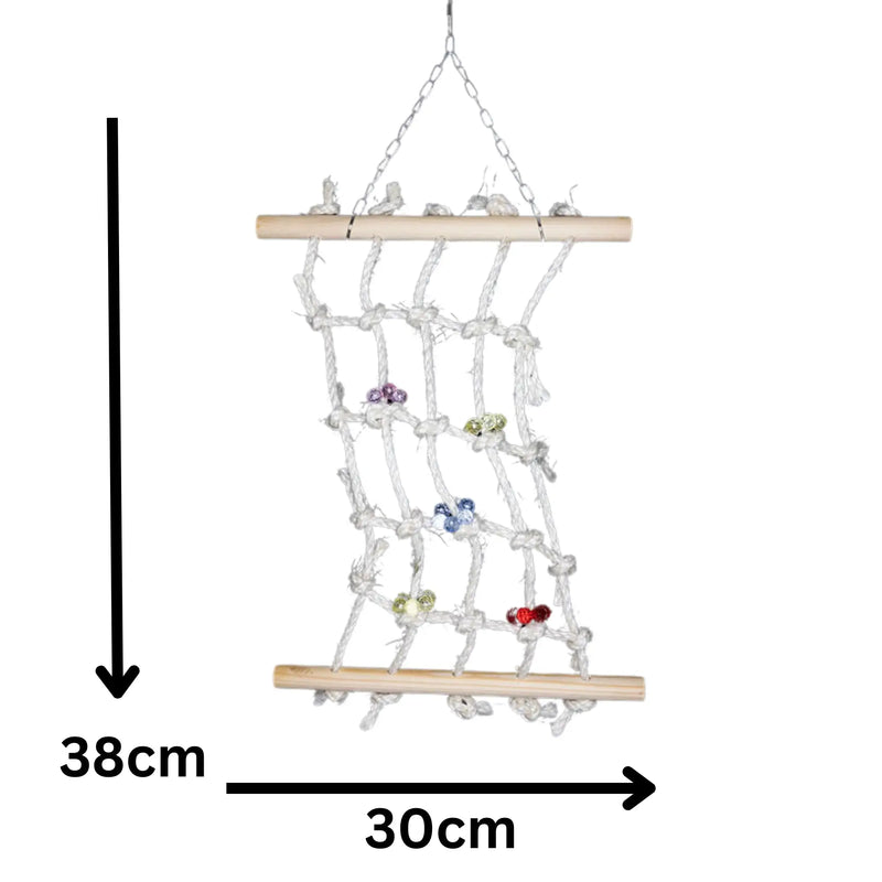 Hanging Net Bird Toy