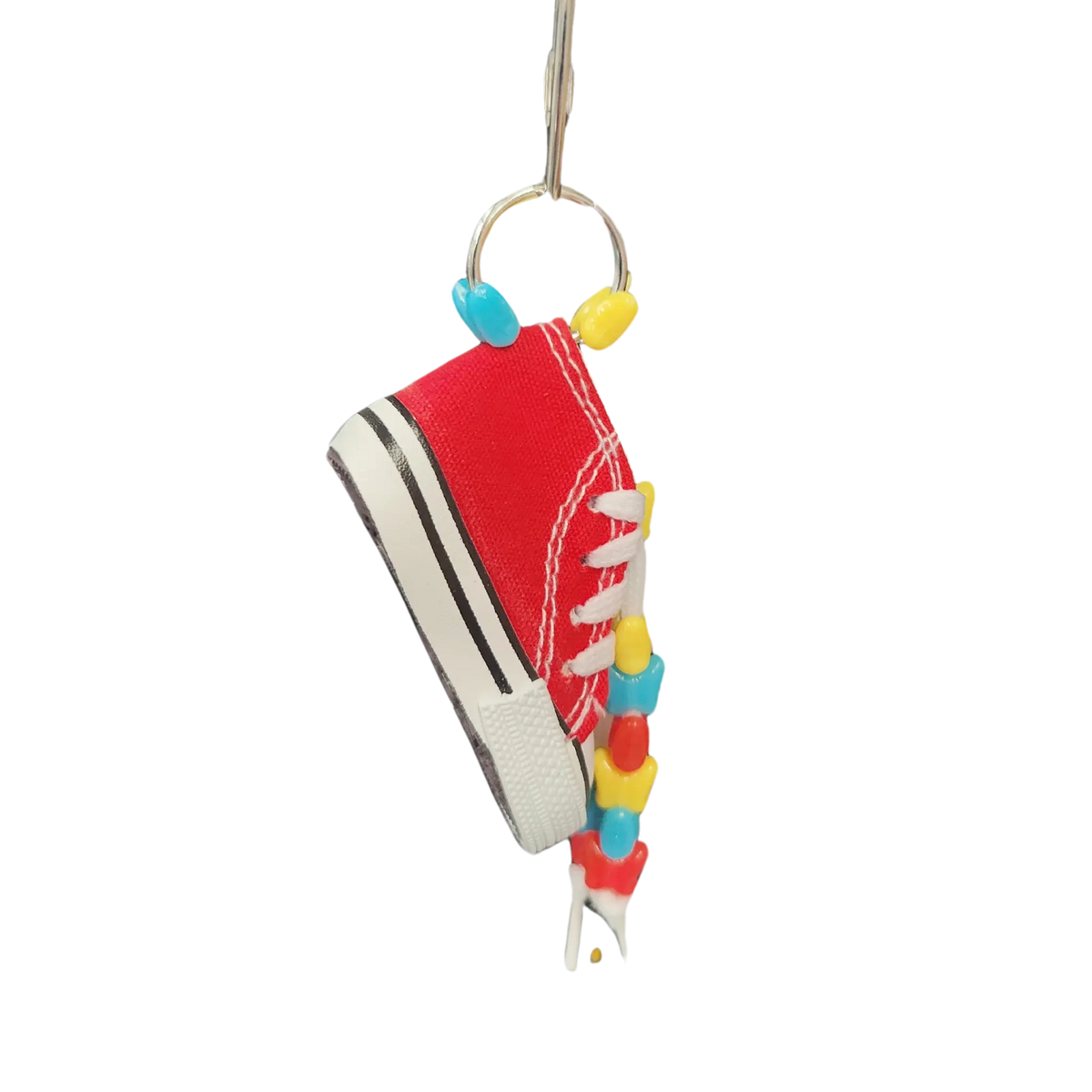 Hanging Shoe with Beads Bird Toy