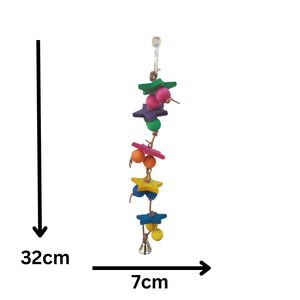Hanging Stars and Balls Bird Toy
