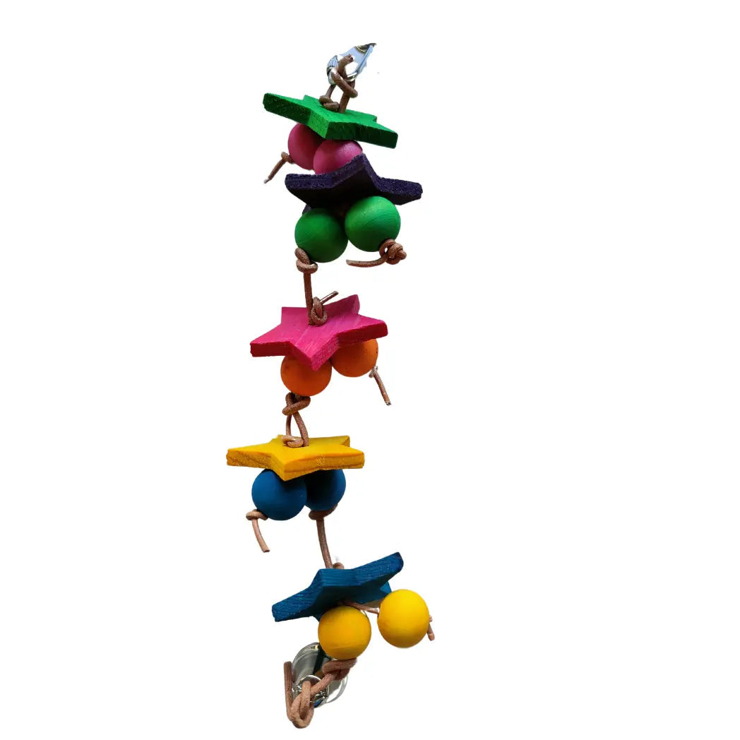 Hanging Stars and Balls Bird Toy