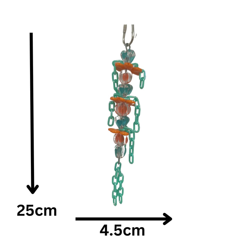 Hearts and Chains Bird Toy