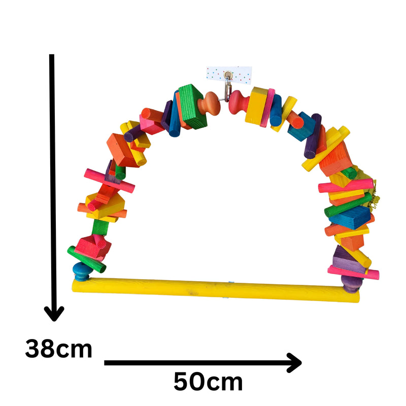 Huge Coloured Swing bird Toy