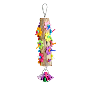Log of Flowers with Bells