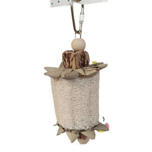 Lufa Palm Flower Bird Toy