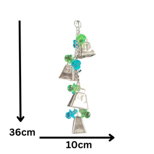 Large Cow Bells with Bling Bird Toy