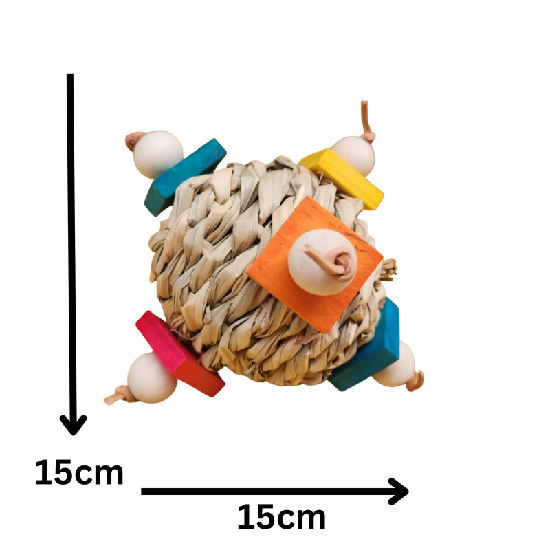 Large Weave Ball Foot Bird Toy