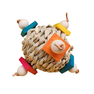 Large Weave Ball Foot Bird Toy