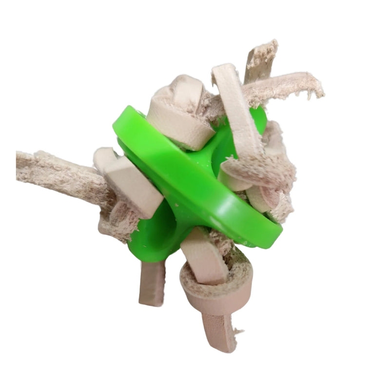 Leather Twister Foot Toy