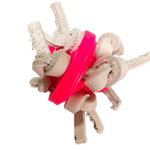 Leather Twister Foot Toy