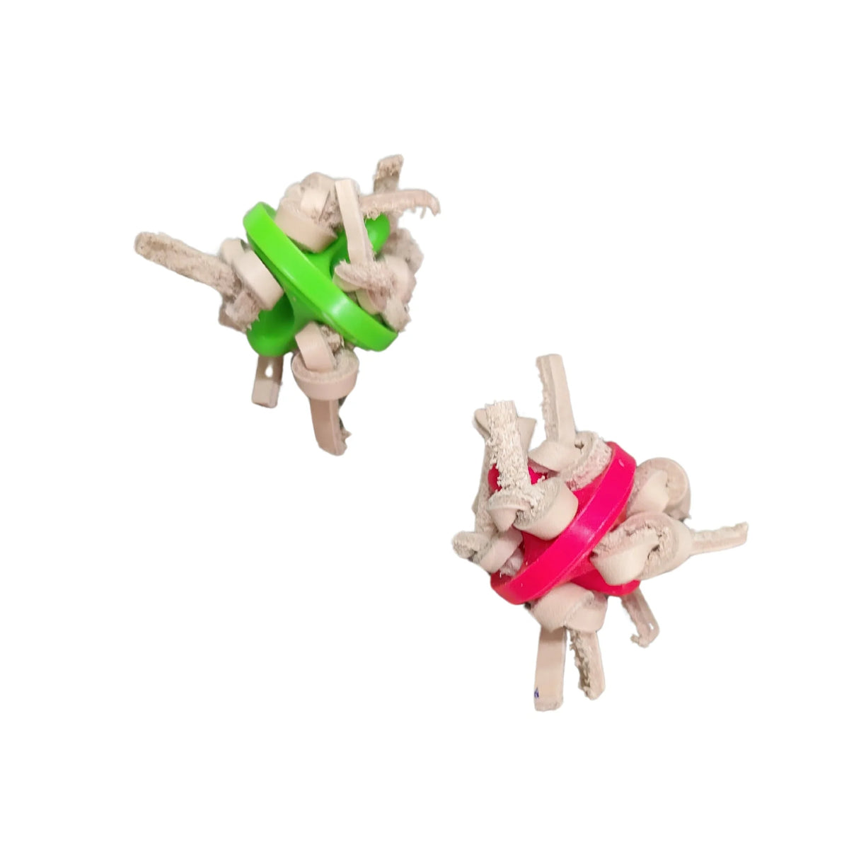 Leather Twister Foot Toy