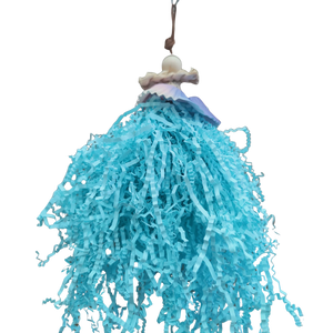 Little Shaggy Girl Bird Toy