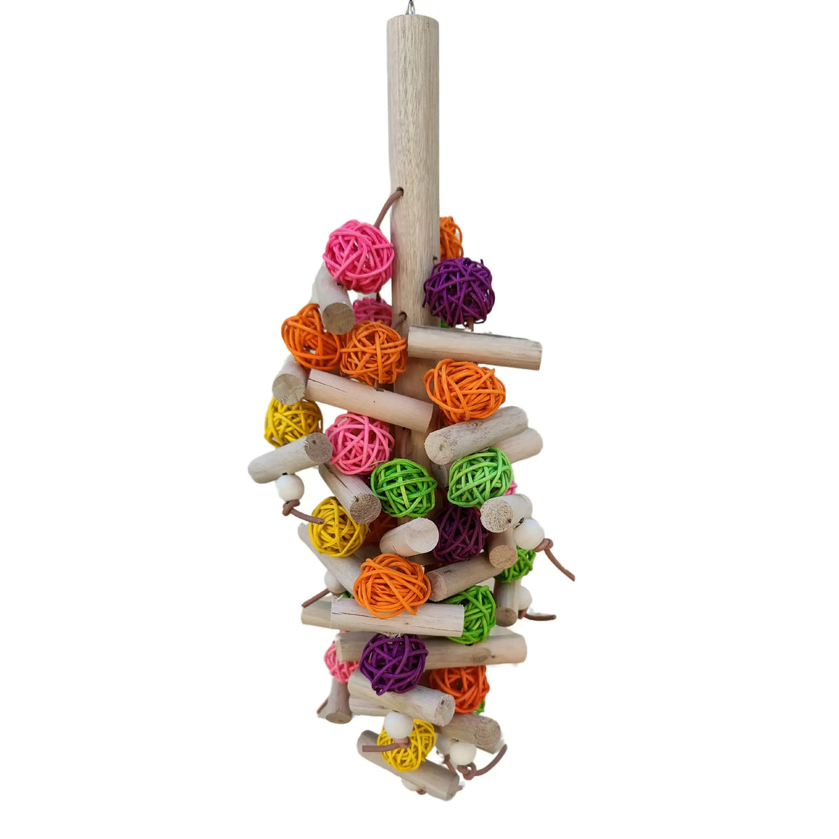 Loads of Cane Balls Bird Toys