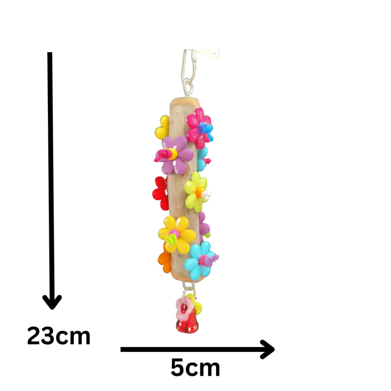Log of Flowers with Bells