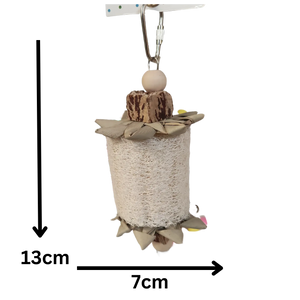 Lufa Palm Flower Bird Toy