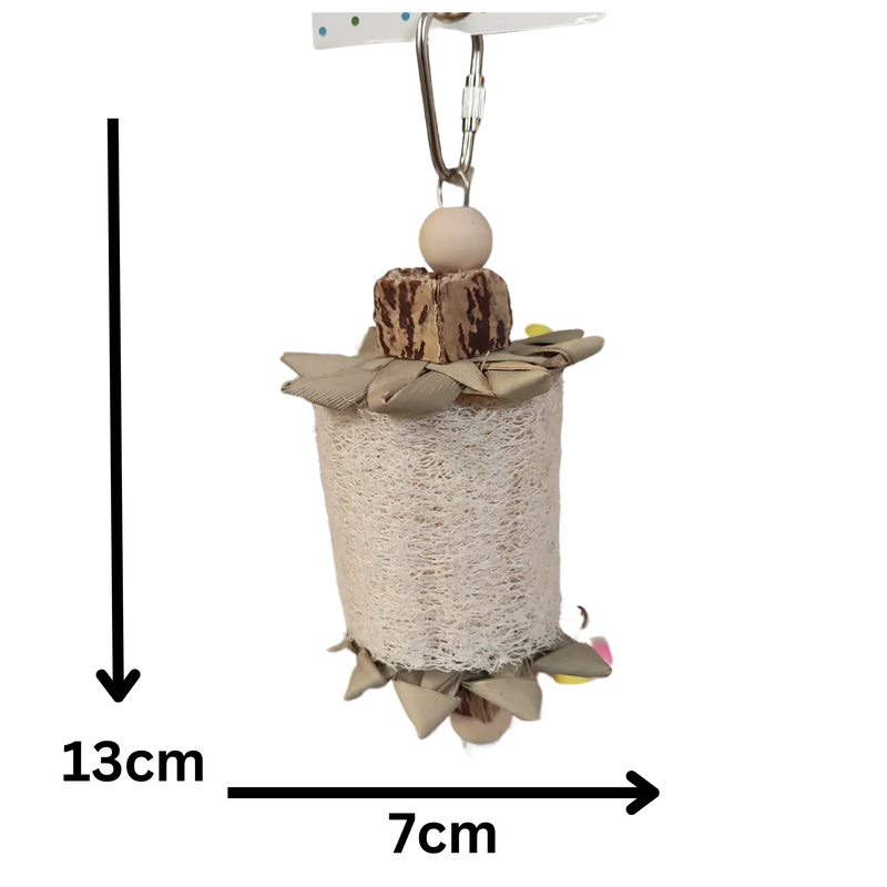 Lufa Palm Flower Bird Toy