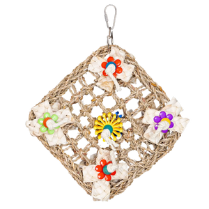 Mat with Flowers Bird Toy