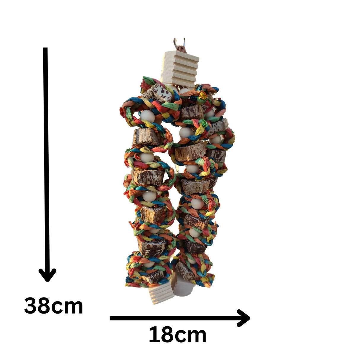 Mahogony Waves Bird Toy