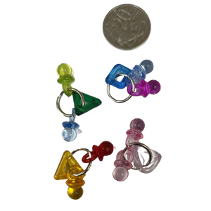 Four Pack of 2 Dummies Foot Toy