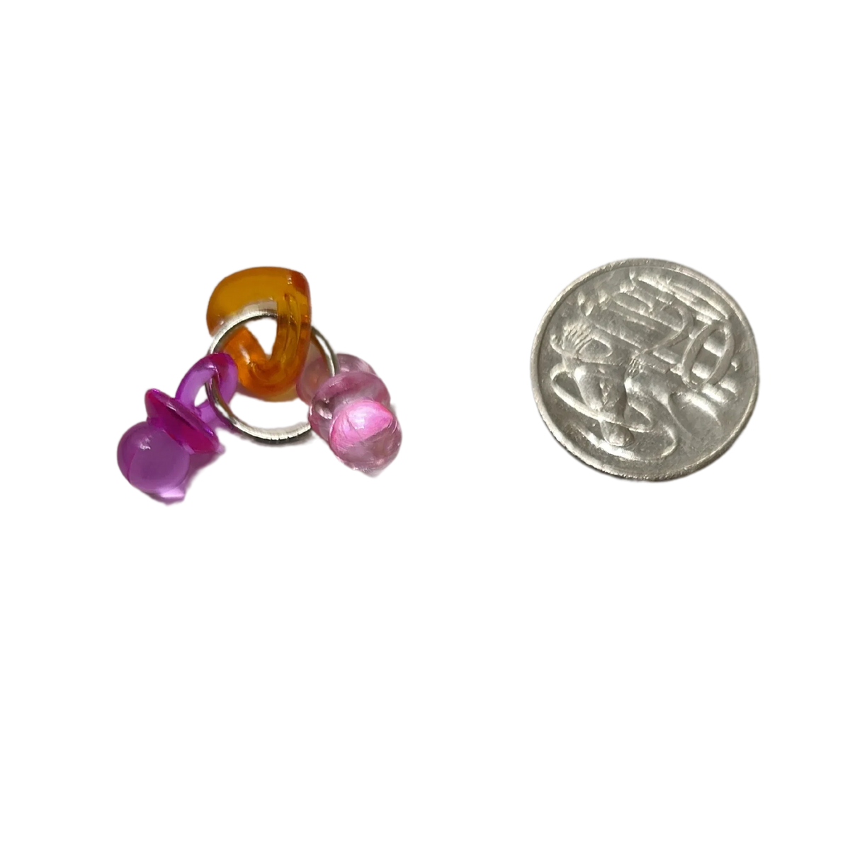 Four Pack of 2 Dummies Foot Toy