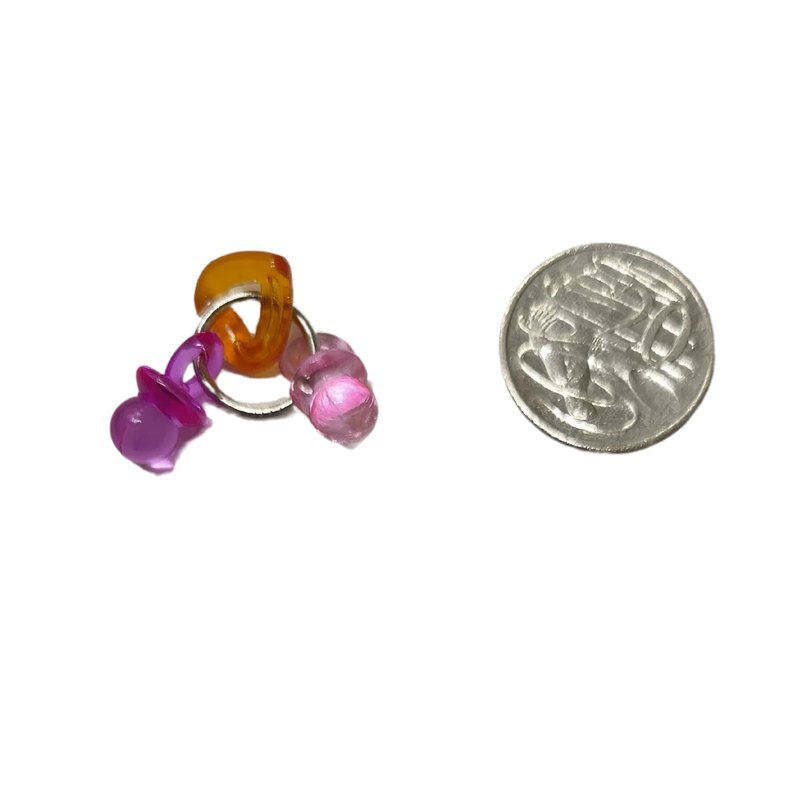Four Pack of 2 Dummies Foot Toy