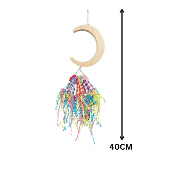 Moon Party Shredable Bird Toy