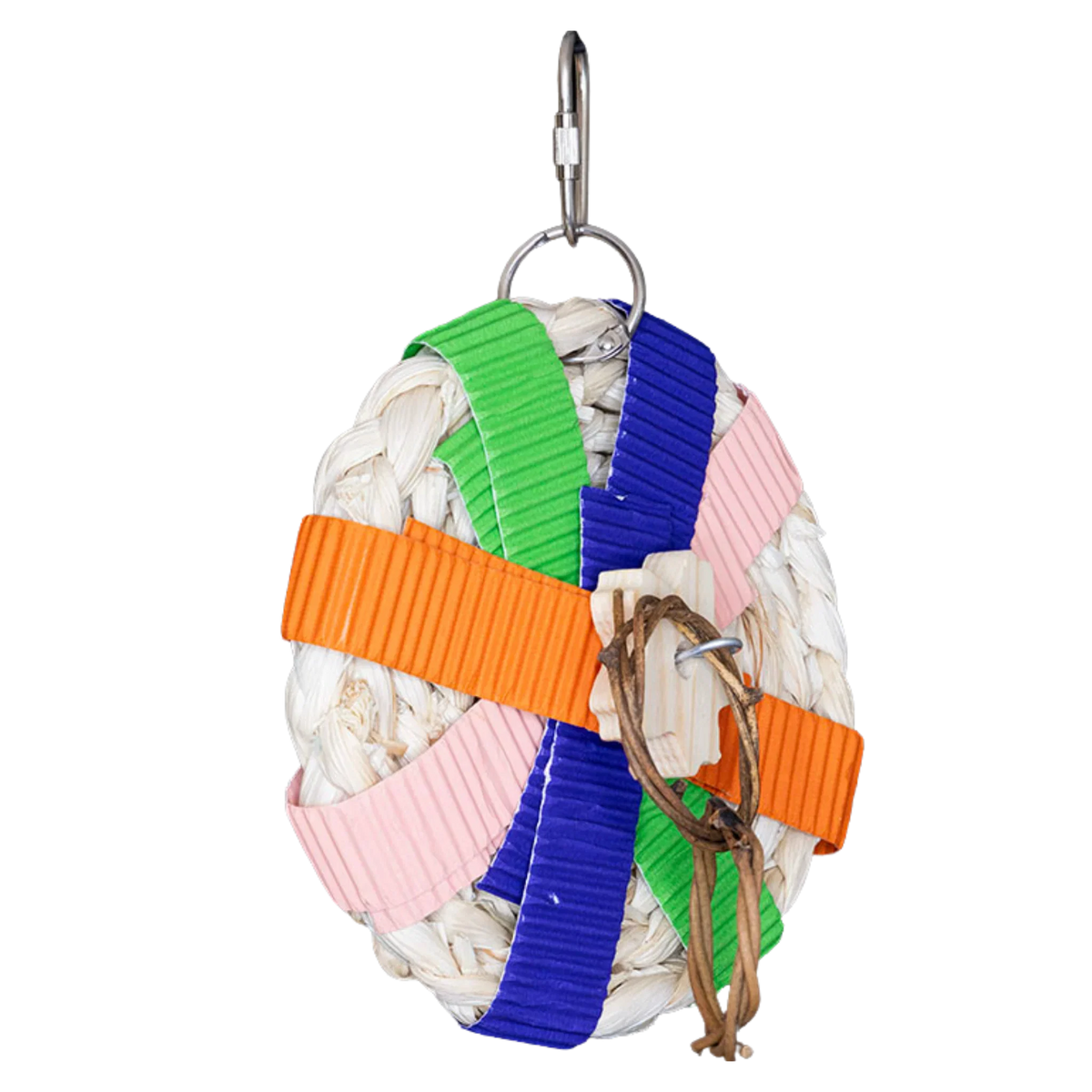 Natural Disc Bird Toy