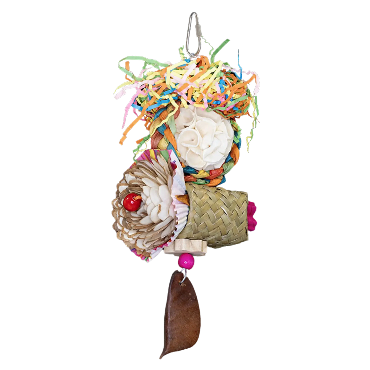 Natural Flowers Bloom Bird Toy