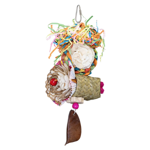 Natural Flowers Bloom Bird Toy