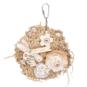 Natural Platter Bird Toy