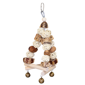 Natural Triangle Swing Bird Toy