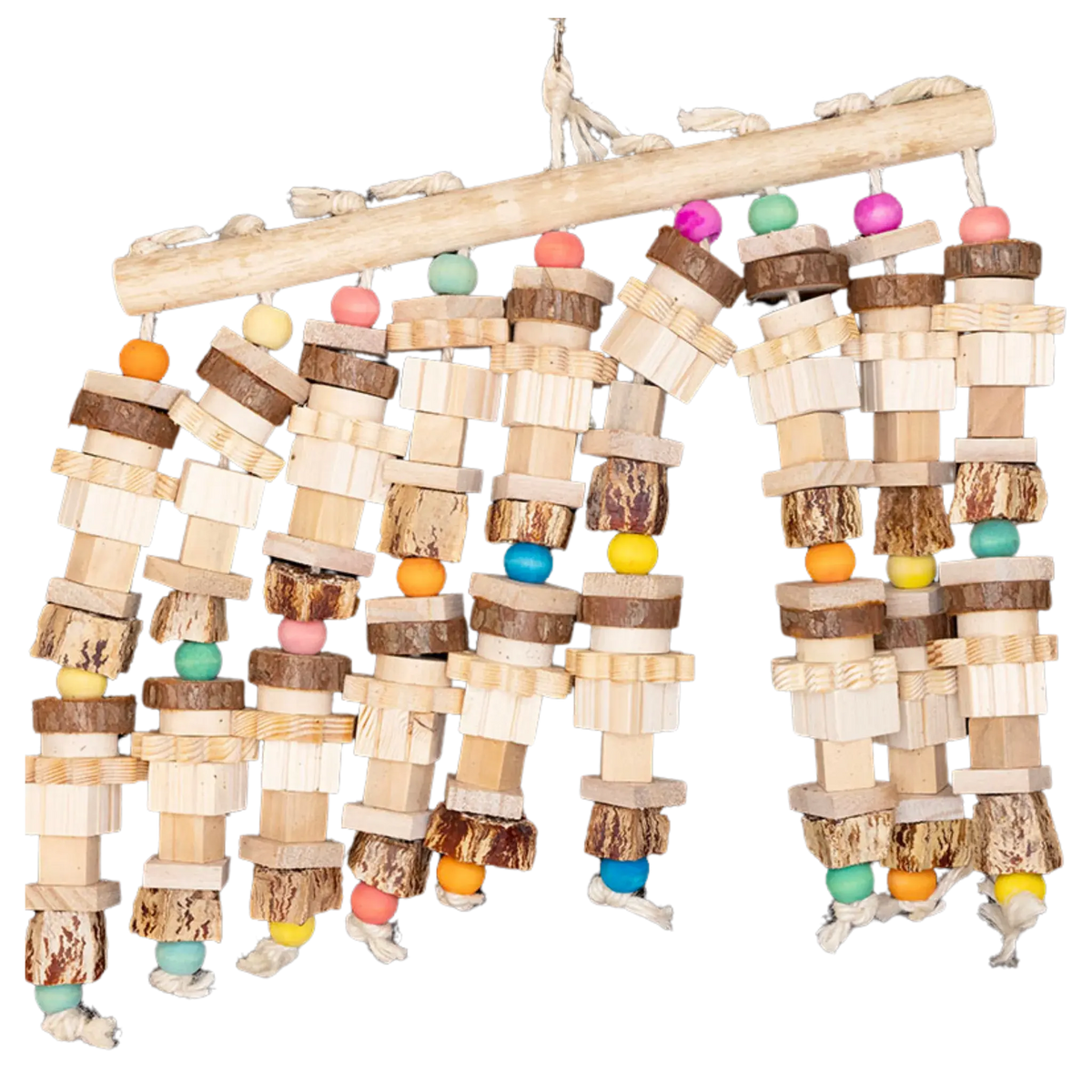 Nine Lines Natural Bird Toy
