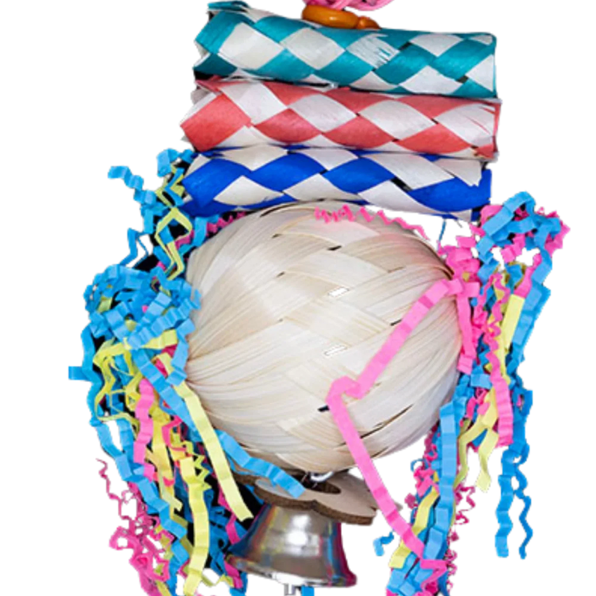 Natural Ball and Bits Bird Toy