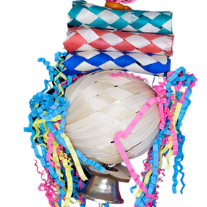 Natural Ball and Bits Bird Toy