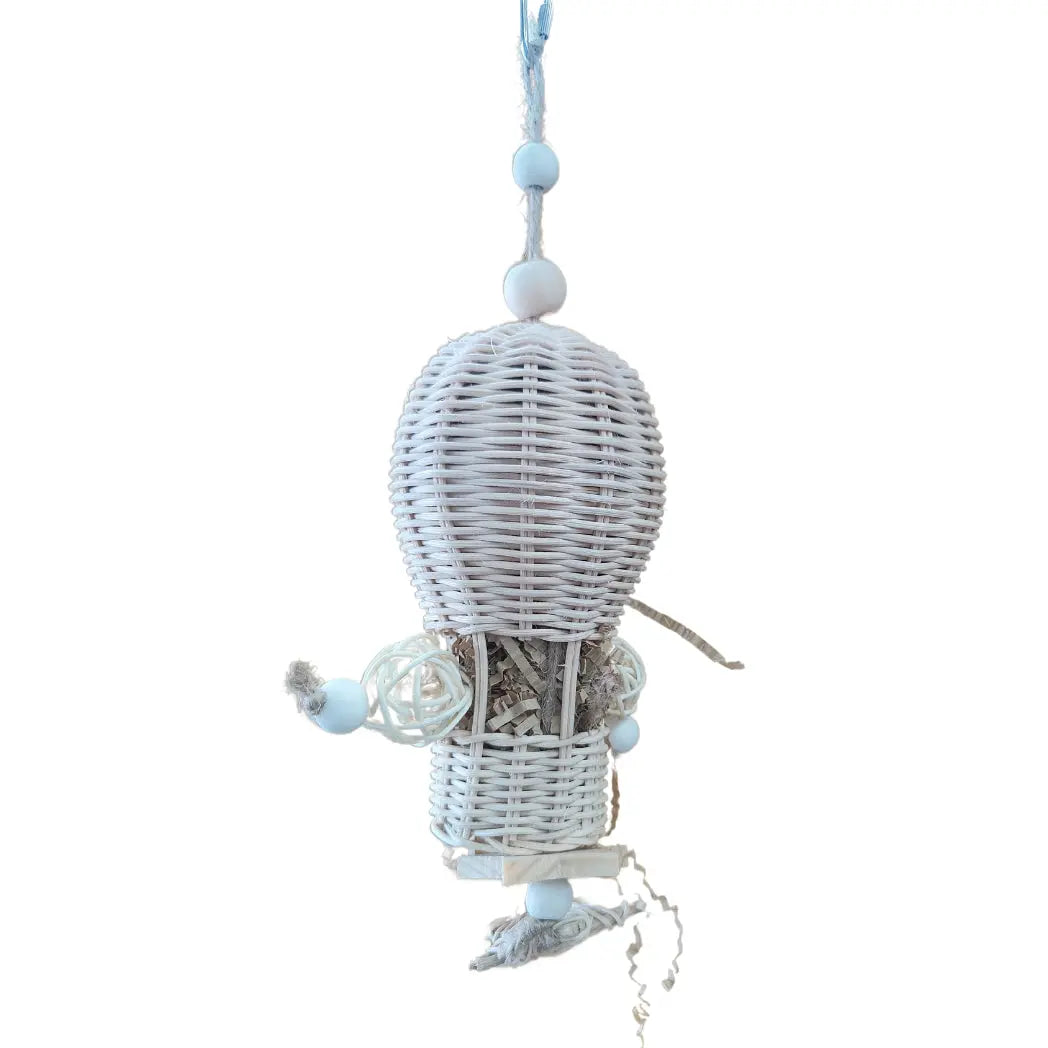 Natural Chew Air Balloon Bird Toy