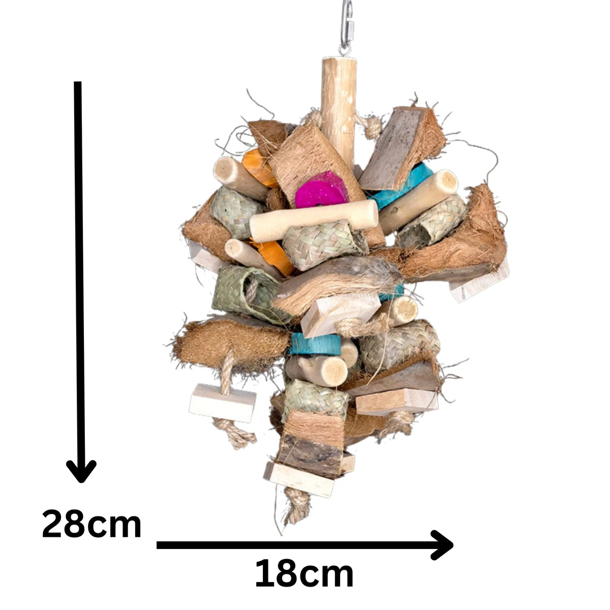 Natural Chew Fun Bird Toy