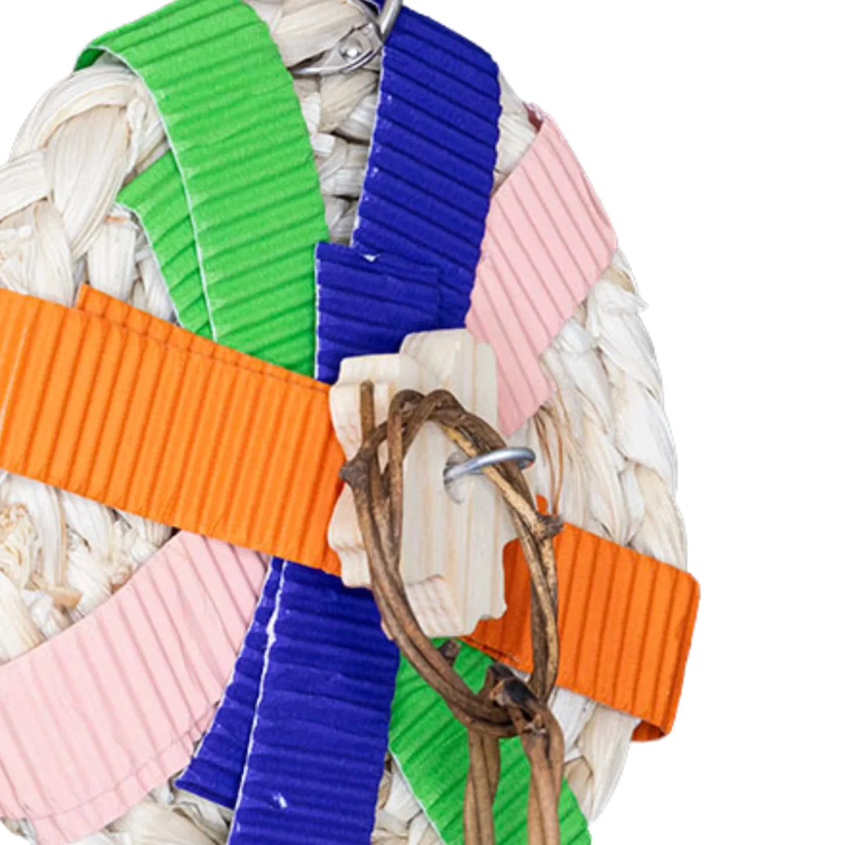 Natural Disc Bird Toy