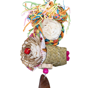 Natural Flowers Bloom Bird Toy