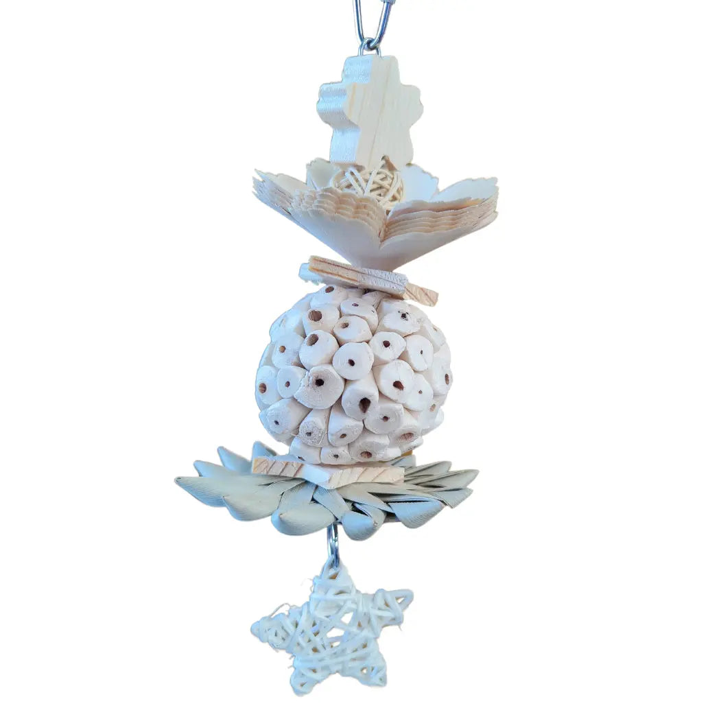 Natural Flowers and Stars Bird Toy