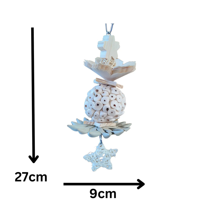 Natural Flowers and Stars Bird Toy